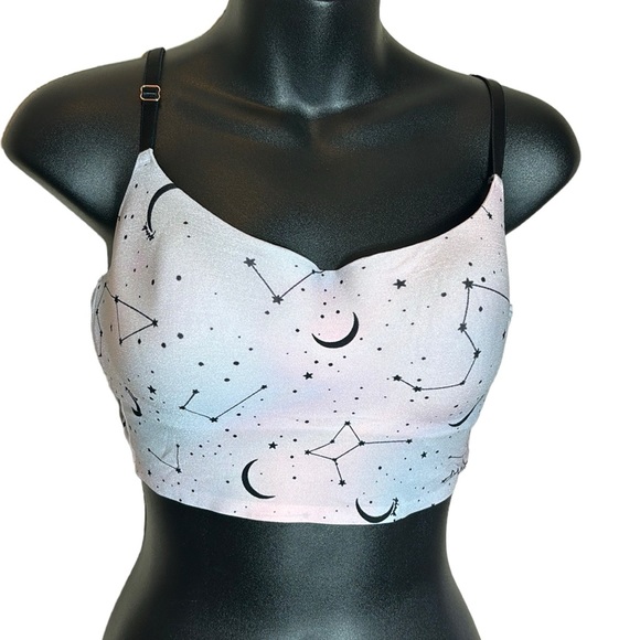 PINK Victoria's Secret Other - Victoria’s Secret PINK wireless lightly lined celestial astrological bra medium